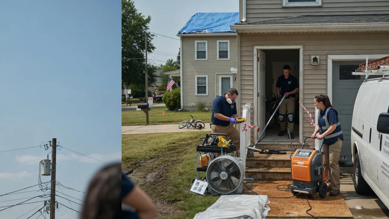Water Damage Repair in Campbellsburg, IN near me